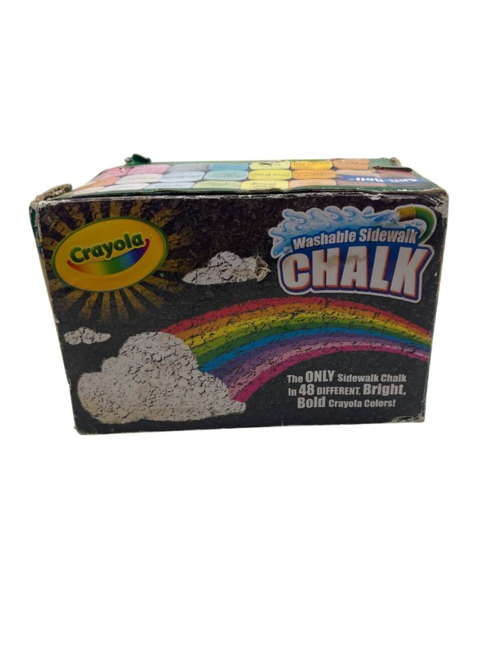 Crayola Washable Sidewalk Chalk 48 Colors Bright Bold Non-Toxic Creative Fun